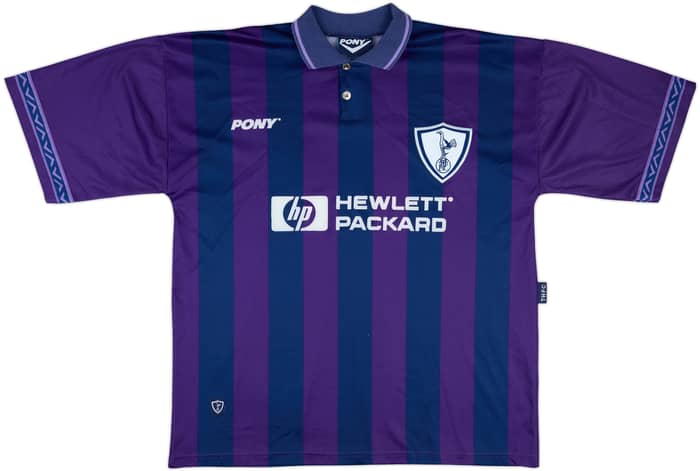 1995-97 Tottenham Away Shirt Sheringham #10 - 8/10 - (XL)
