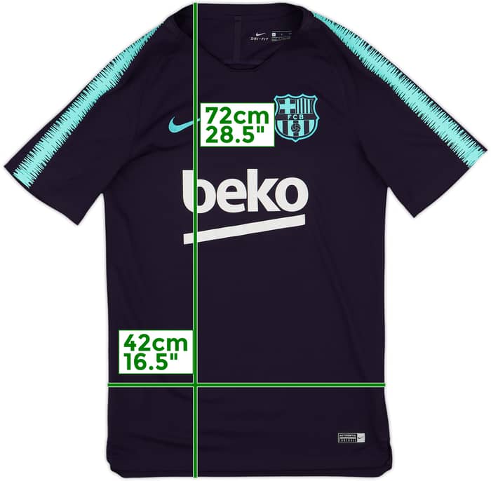 2018-19 Barcelona Nike Training Shirt - 10/10 - (S)