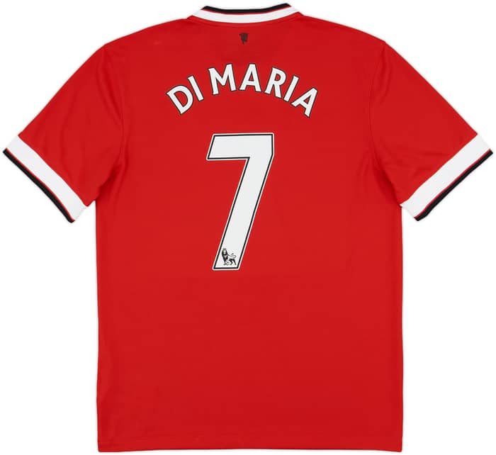 2014-15 Manchester United Home Shirt Di Maria #7 - 8/10 - (M)