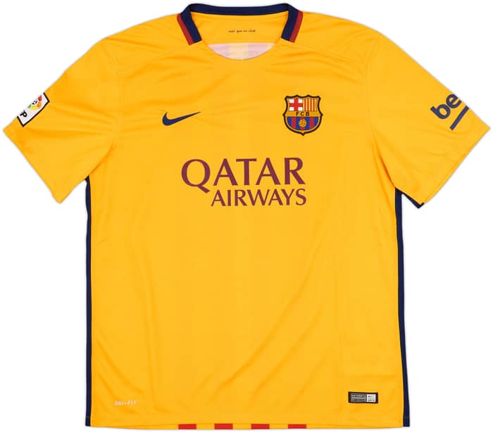 2015-16 Barcelona Away Shirt Messi #10 - 10/10 - (XL)