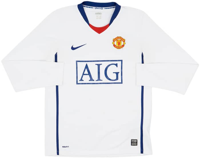 2008-10 Manchester United Away L/S Shirt Rooney #10 - 7/10 - (S)