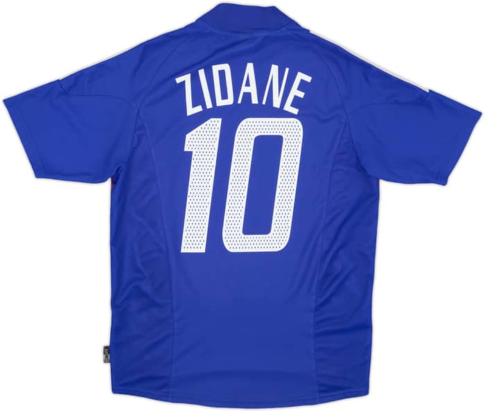 2002-04 France Home Shirt Zidane #10 - 8/10 - (M)