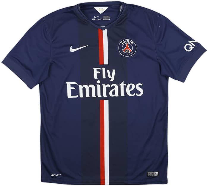 2014-15 Paris Saint-Germain Home Shirt Ibrahimovic #10 - 8/10 - (M)