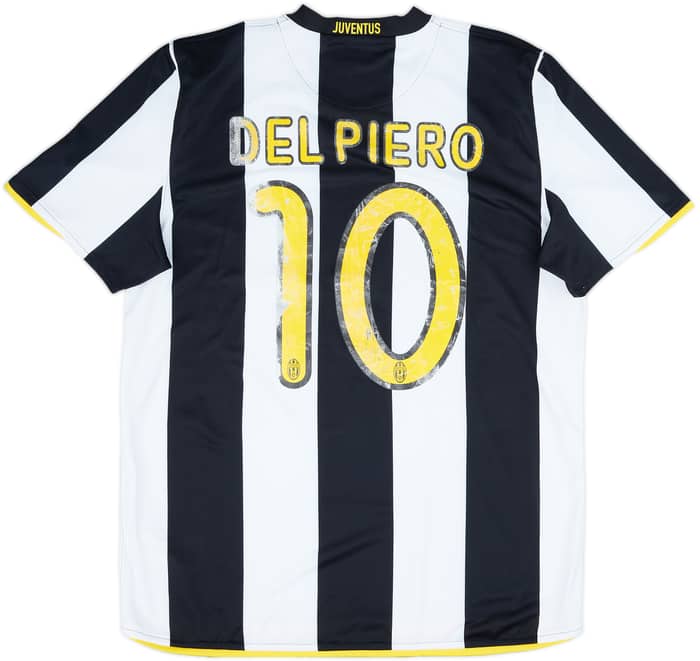 2008-09 Juventus Home Shirt Del Piero #10 - 4/10 - (L)