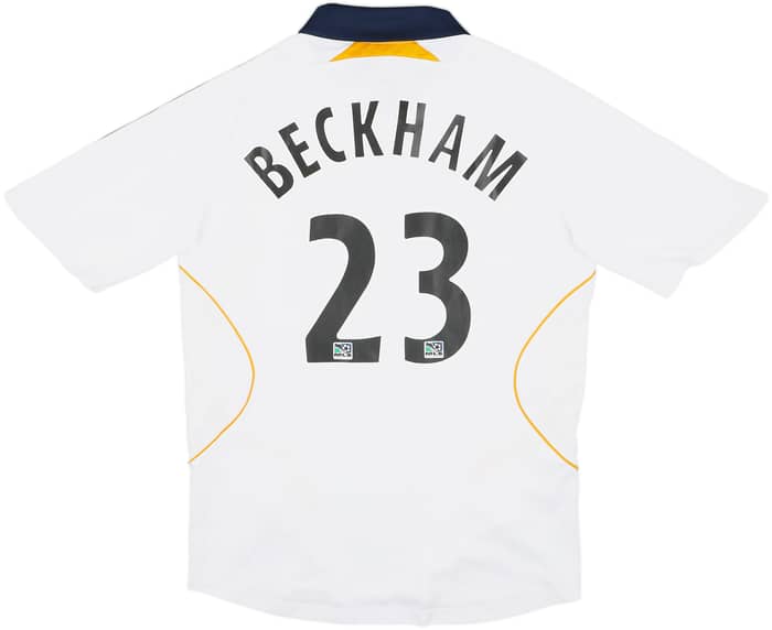 2007-08 LA Galaxy Home Shirt Beckham #23 - 7/10 - (M)