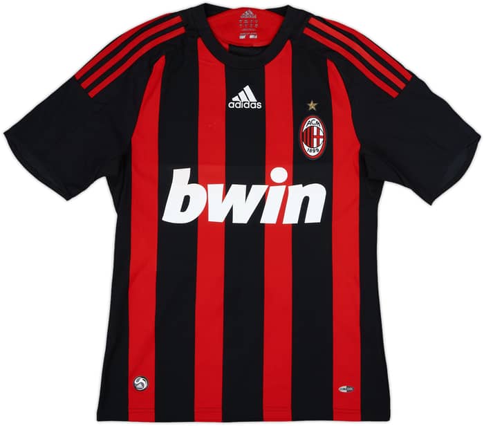 2008-09 AC Milan Home Shirt Ronaldinho #80 - 6/10 - (S)