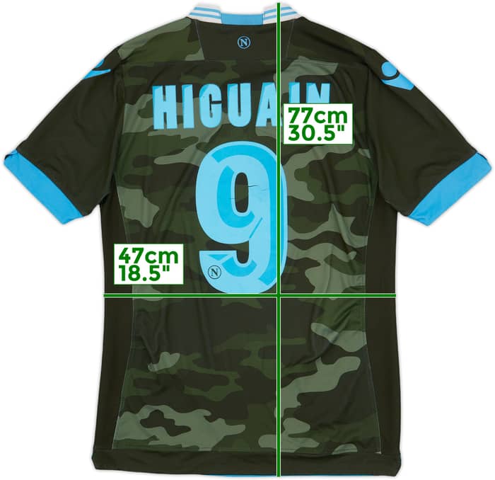 2013-14 Napoli Away Shirt Higuain #9 - 6/10 - (L)