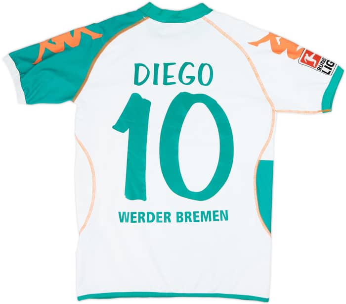 2006-07 Werder Bremen Home Shirt Diego #10 - 7/10 - (S)