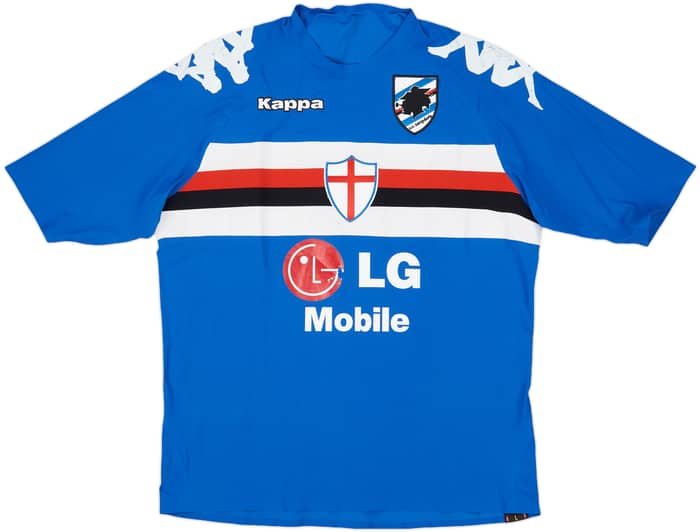 2005-07 Sampdoria Player Issue European Home Shirt - 4/10 - (L)