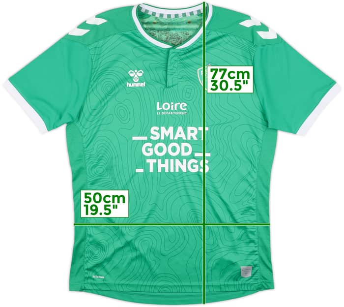 2022-23 Saint Etienne Home Shirt - 8/10 - (L)
