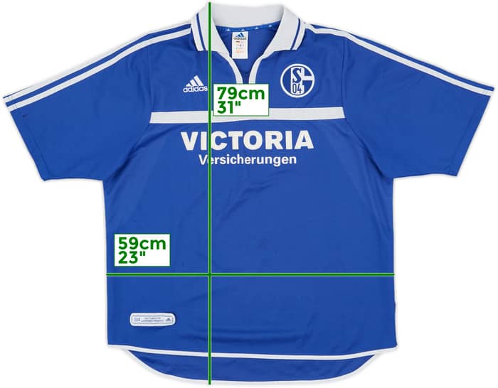 2001-02 Schalke Home Shirt - 4/10 - (XL)
