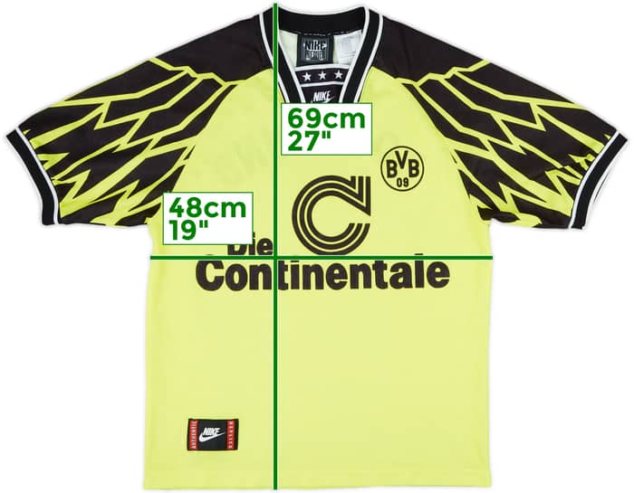 1994-95 Borussia Dortmund Home Shirt - 8/10 - (S)