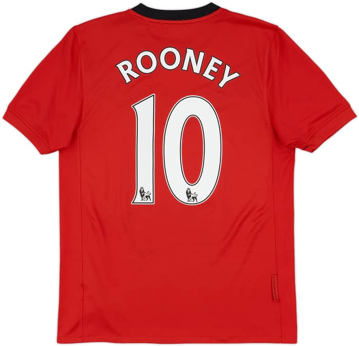 2009-10 Manchester United Home Shirt Rooney #10 - 6/10 - (S)