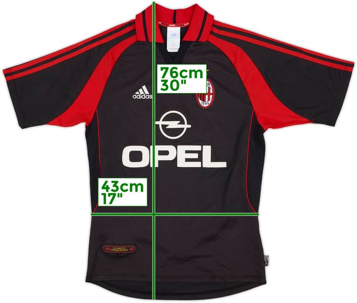 2000-01 AC Milan Third Shirt - 6/10 - (S)
