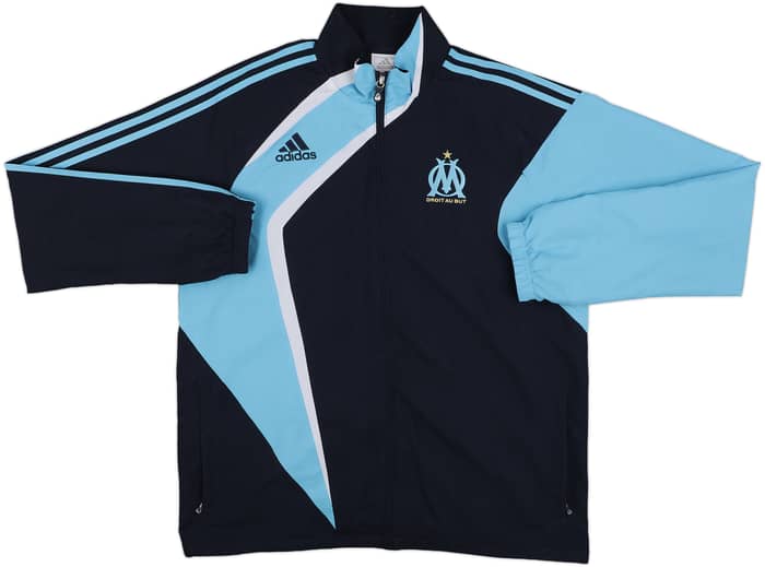 2009-10 Olympique Marseille adidas Track Jacket - 8/10 - (L)