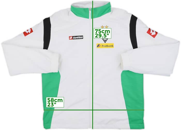 2006-07 Borussia Monchengladbach Lotto Track Jacket - 8/10 - (XXL)