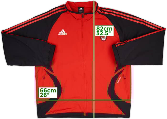 2007-08 AC Milan adidas Formotion Track Jacket - 7/10 - (XXL)