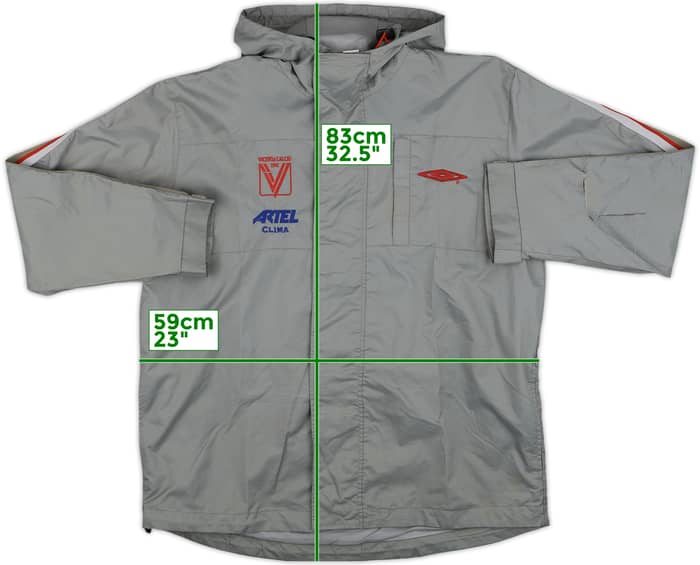 2000-01 Vicenza Hooded Track Jacket - 3/10 - (L)