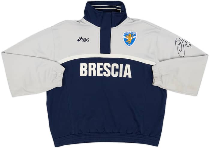 2006-07 Brescia Asics 1/4 Zip Training Top - 5/10 - (L)