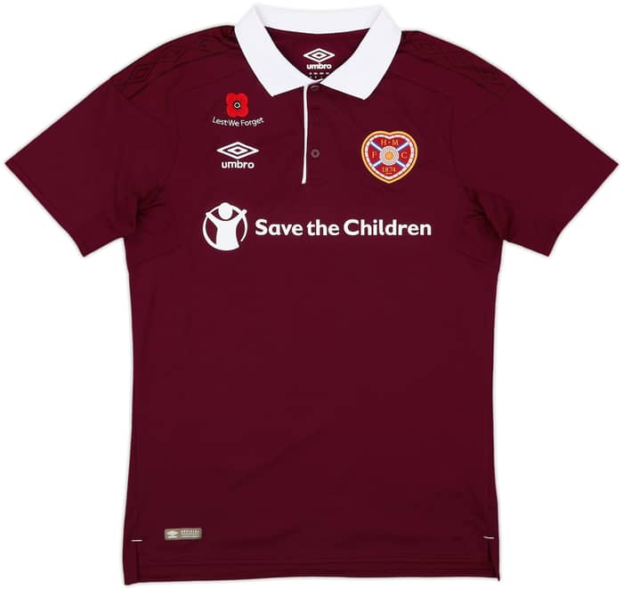 2017-18 Hearts Home Shirt - 10/10 - (M)