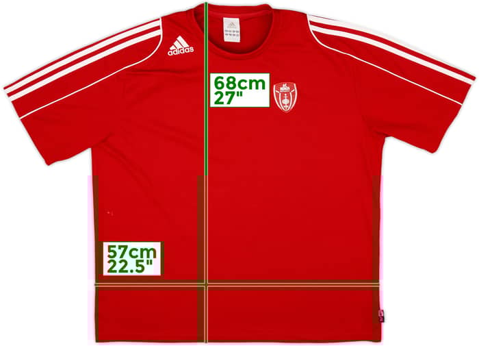 2007-08 Monza adidas Training Shirt - 8/10 - (XL)