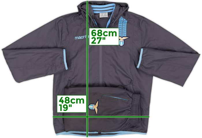 2013-14 Lazio Macron Track Suit - 8/10 - (XL.Boys)