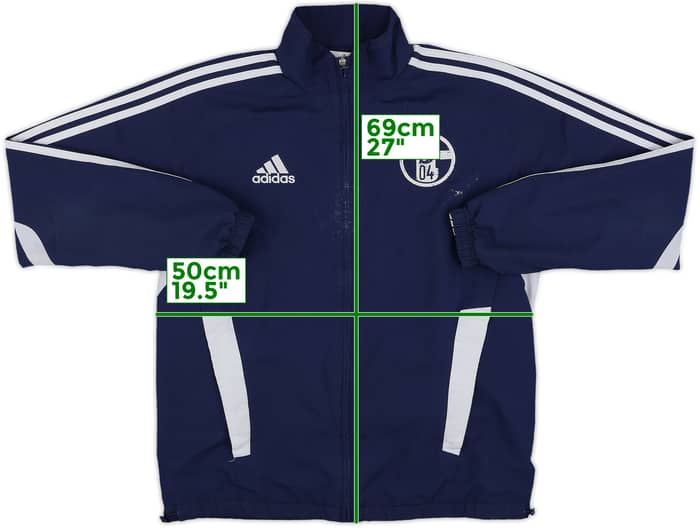 2010-11 Schalke adidas Track Jacket - 5/10 - (S)