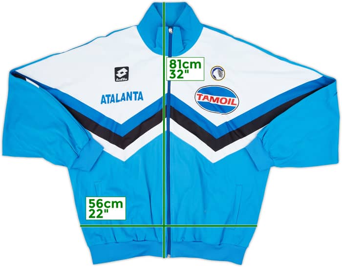 1991-93 Atalanta Lotto Track Jacket - 6/10 - (XL)