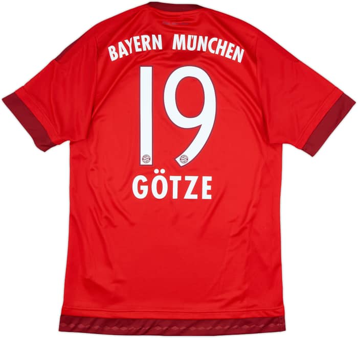 2015-16 Bayern Munich Home Shirt Gotze #19 - 8/10 - (M)
