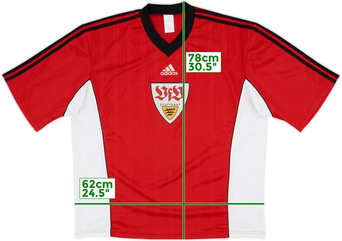 1999-00 Stuttgart adidas Training Shirt - 8/10 - (XL)