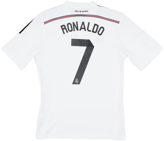 2014-15 Real Madrid Home Shirt Ronaldo #7 - 7/10 - (M)