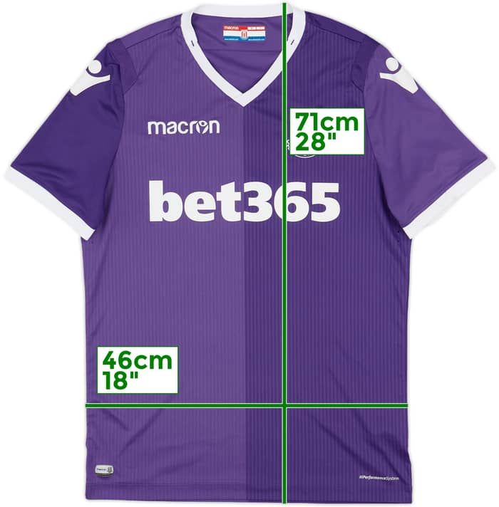 2018-19 Stoke City Away Shirt - 9/10 - (S)