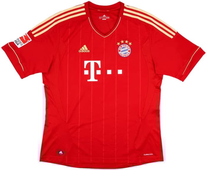 2011-13 Bayern Munich Home Shirt Muller #25 - 7/10 - (XL)