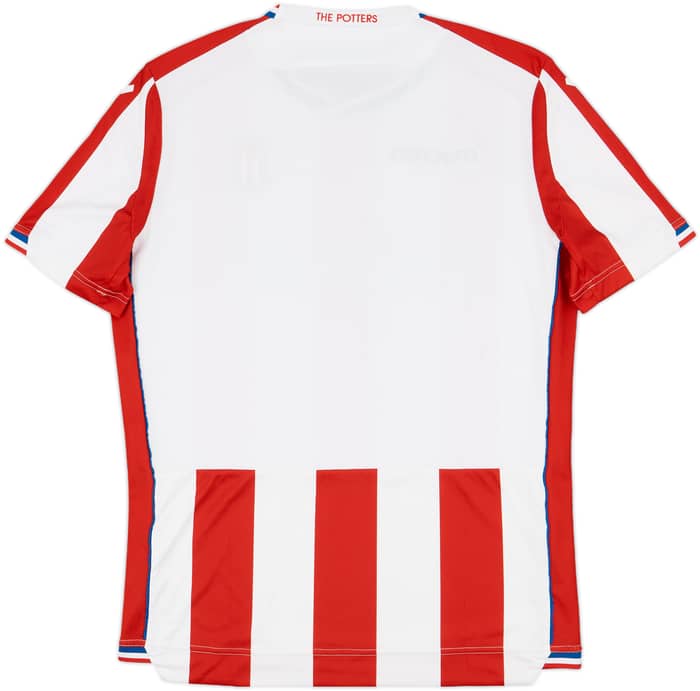 2017-18 Stoke City Home Shirt - 10/10 - (L)