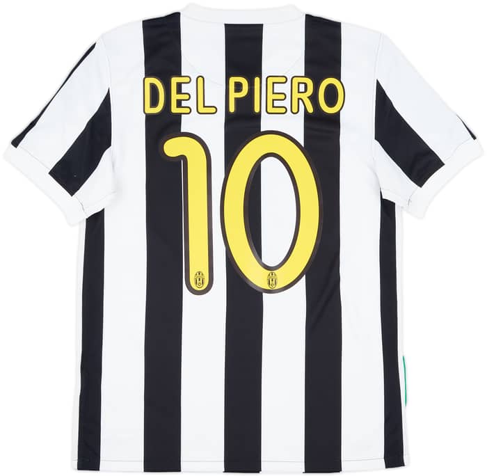 2009-10 Juventus Home Shirt Del Piero #10 - 8/10 - (S)