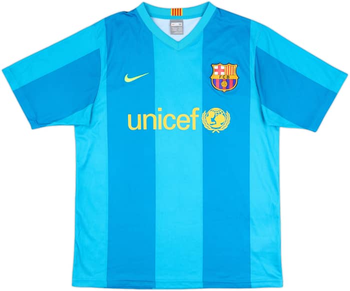 2007-09 Barcelona Basic Away Shirt - 9/10 - (M)