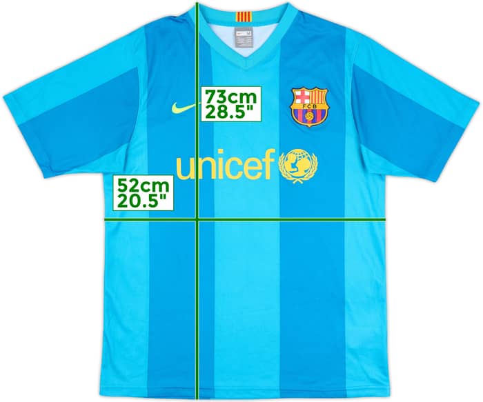2007-09 Barcelona Basic Away Shirt - 9/10 - (M)