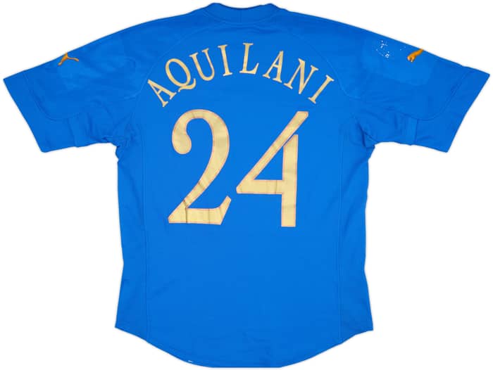 2004-06 Italy Home Shirt Aquilani #24 - 5/10 - (L)