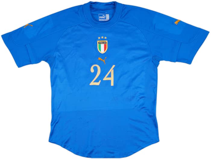 2004-06 Italy Home Shirt Aquilani #24 - 5/10 - (L)