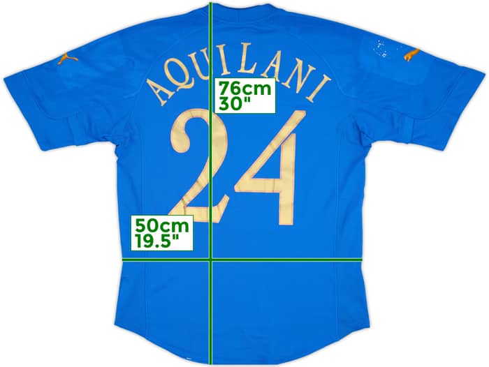 2004-06 Italy Home Shirt Aquilani #24 - 5/10 - (L)
