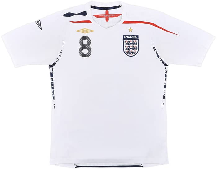 2007-09 England Home Shirt Lampard #8 - 4/10 - (L)