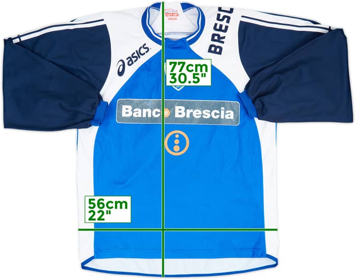 2006-07 Brescia Asics Sweat Top - 6/10 - (XL)