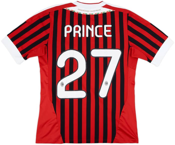 2011-12 AC Milan Home Shirt Prince #27 - 7/10 - (S)