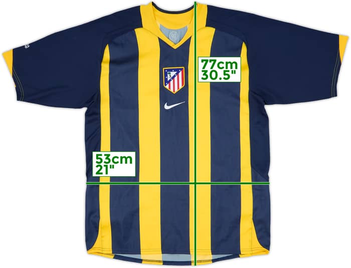 2005-06 Atletico Madrid Away Shirt - 8/10 - (L)