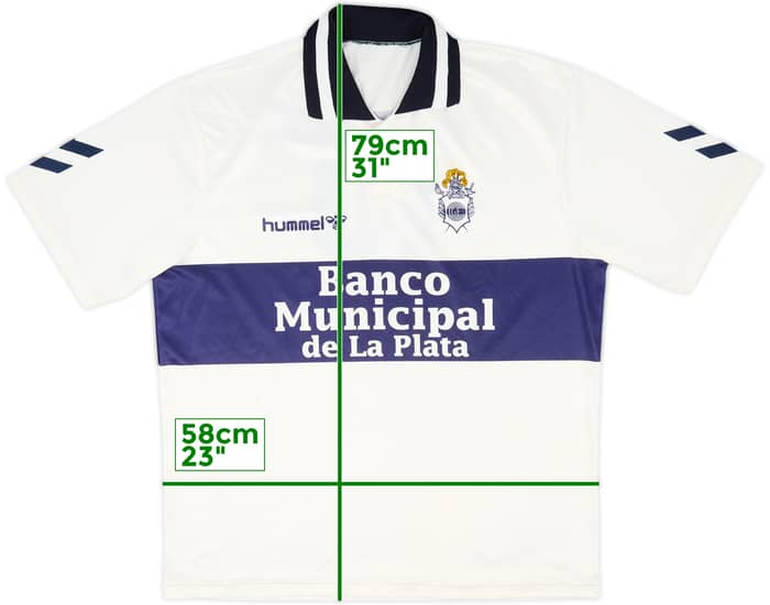 1993-95 Gimnasia y Esgrima La Plata Home Shirt #10 - 6/10 - (XL)