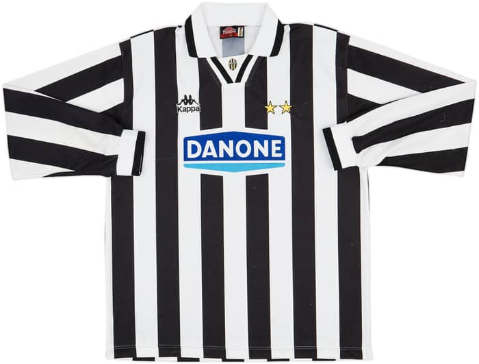 1994-95 Juventus Home L/S Shirt - 7/10 - (L)
