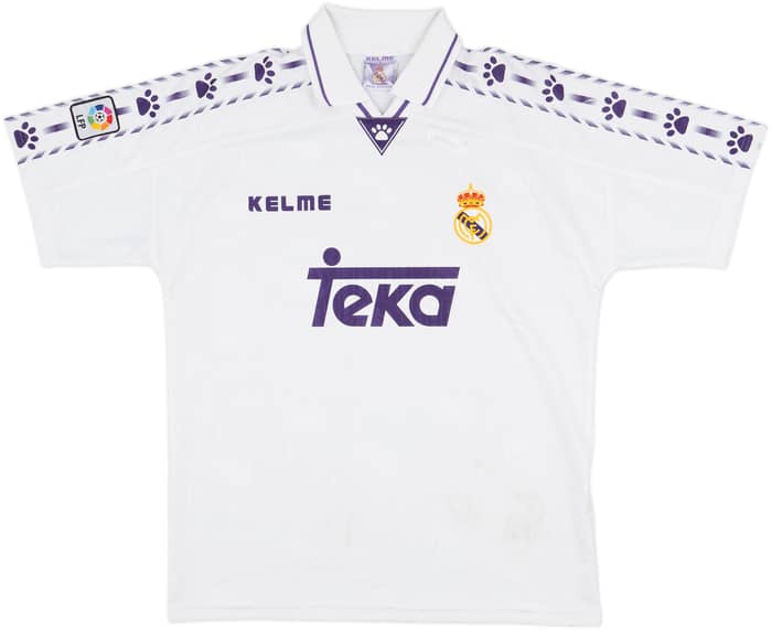 1996-97 Real Madrid Home Shirt - 8/10 - (XL)