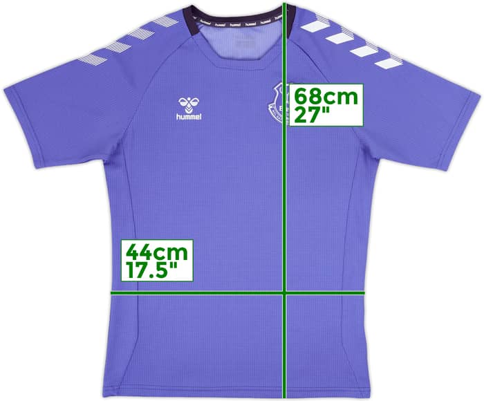2021-22 Everton Hummel Training Shirt - 8/10 - (S)