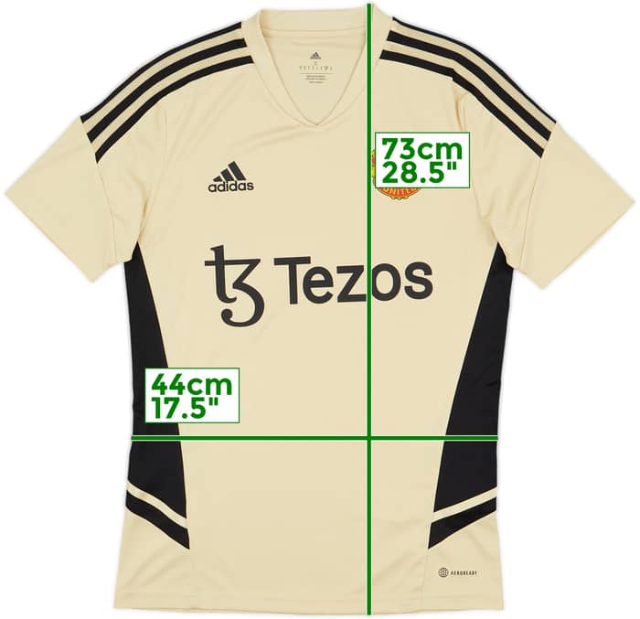 2022-23 Manchester United adidas Training Shirt - 10/10 - (S)