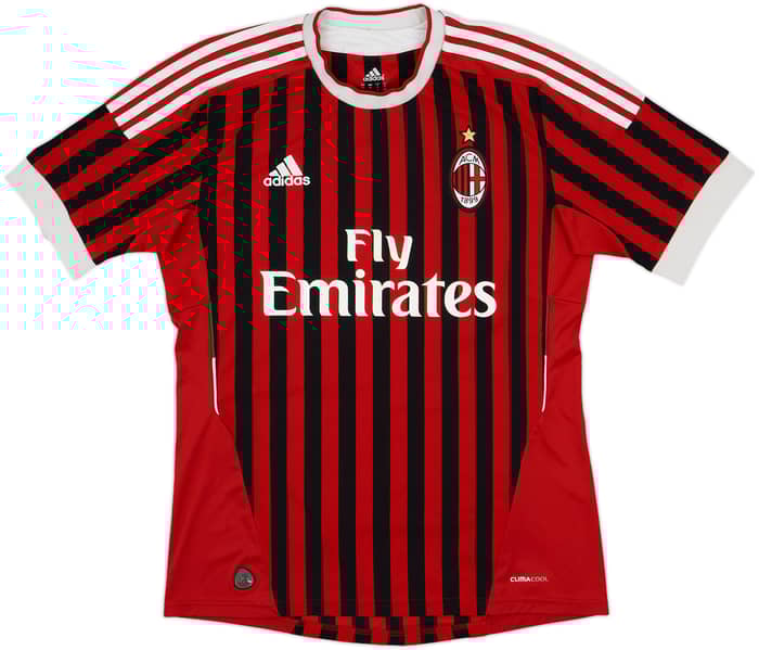 2011-12 AC Milan Home Shirt - 5/10 - (M)